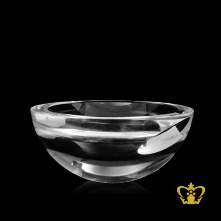 Personalized-crystal-half-ball-paper-weight-desktop-customized-with-your-name-designation-logo