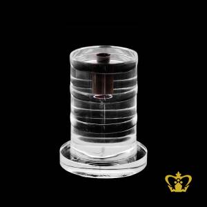 Personalized-crystal-oil-barrel-desktop-customized-with-your-name-designation-logo