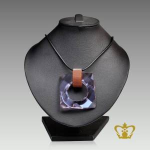 Trendy-chic-square-violet-crystal-pendant-lovely-gift-for-her