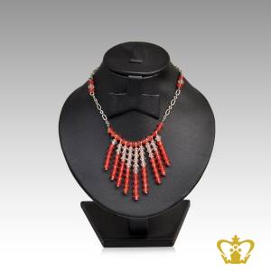 Dangling-pendant-embellished-with-white-and-red-crystal-stone-perfect-gift-for-her