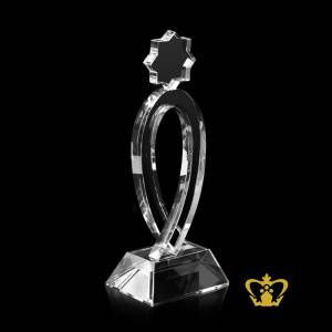 Ribbon-and-Star-Crystal-Cutout-with-Clear-Base-Customized-Logo-Text-11-INCH-