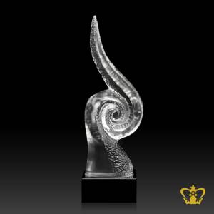 Handcrafted-Crystal-Spiral-Trophy-with-Black-Base-Customized-Logo-Text-