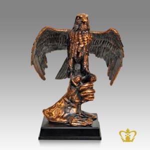 BRZ-BROWN-FALCON-W-BASE-18X16IN-LARGE