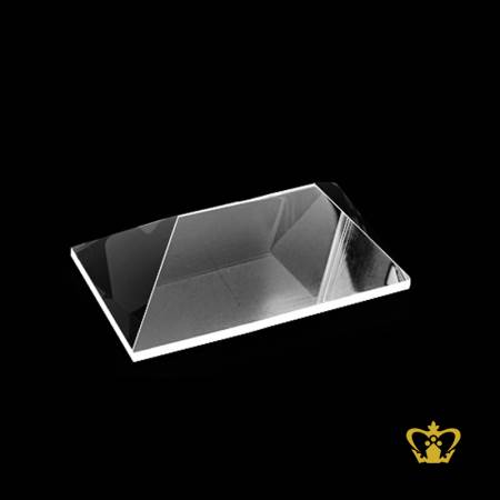 Personalized-crystal-small-pyramid-for-desktop-customized-with-your-name-designation-logo