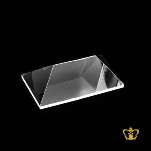Personalized-crystal-small-pyramid-for-desktop-customized-with-your-name-designation-logo