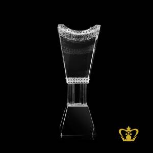 UAE-Traditional-Bakhoor-Crystal-Replica-National-Day-Corporate-Gift-Tourist-Souvenir-10-Inch-Customized-Logo-Text-