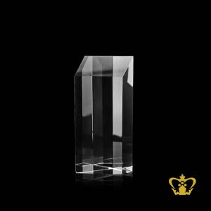 Handcrafted-Block-Rectangular-Facet-Cut-Crystal-Trophy-Customized-Logo-Text