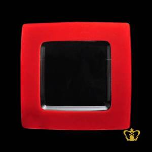 CALDIER-SERVE-TRAY-33CM-RED-CLEAR