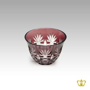 Crystal-Arabic-coffee-cawa-cup-with-handcrafted-cutting-patterns