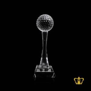Personalized-Crystal-Golf-Trophy-Stands-On-Clear-Crystal-Base-Customized-Text-Engraving-Logo