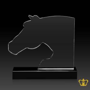 Personalized-Crystal-Horse-Head-Cutout-Trophy-With-Black-Base-Customized-Logo-Text