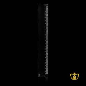 Personalize-crystal-ruler-for-desktop-customized-with-your-name-designation-logo