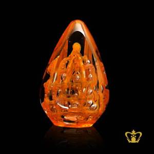 Manufactured-Artistic-Crystal-Paper-Weight-with-Intricate-Design