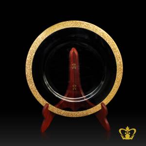 ARN-CENTRE-PLATE-32CM-EDGE-GOLD