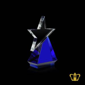 PTI-STAR-TROPHY-7IN-W-SLANTED-BLUE-BASE