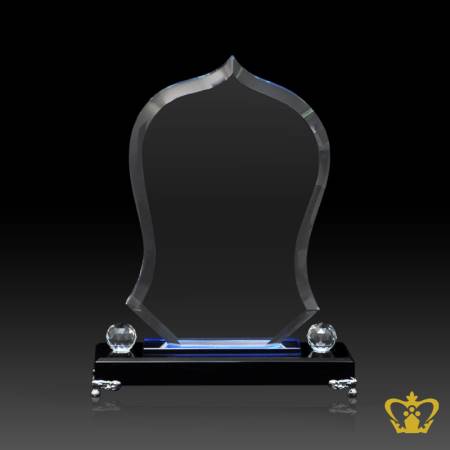 PYC-CROWN-TROPHY-8-IN-W-BLUE-AND-BLACK-BASE-20MM-DIAMOND