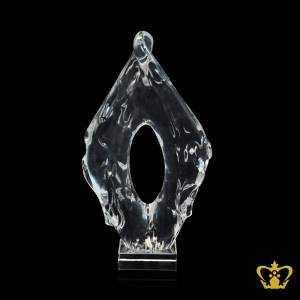 HHC-RESIN-FLAME-16IN-W-CLEAR-BASE