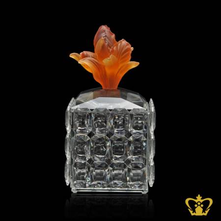 SSV-TULIP-CANDY-JAR-16CM-AMBER-350ML
