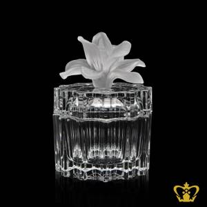 SSV-MANGOLIA-CANDY-JAR-14CM-WHITE-350ML