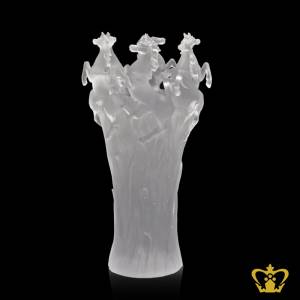 SSV-HORSE-VASE-40CM-WHITE-