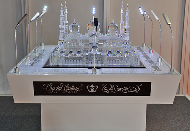 Crystal Gallery Showcases its Masterpieces at Light Middle East 2016