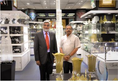 Indian Ambassador to UAE H.E. Mr. T.P.Seetharam Visits Crystal Gallery HQ