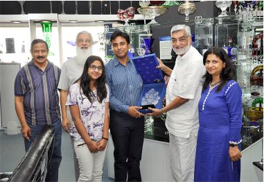 Indian Consul General H.E Mr. Anurag Bhushan Visits Crystal Gallery