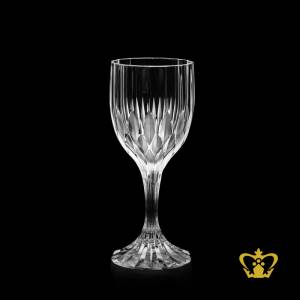 Sophisticated-crystal-sherry-glass-embellished-with-hand-crafted-frosted-leaf-cuts-2-oz