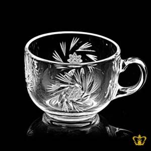Luxury-crystal-tea-cup-with-handcrafted-twirling-star-cut-elegant-glassware