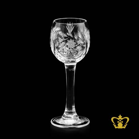 Exquisite-vintage-pattern-star-cuts-sherry-or-liqueur-crystal-glass-ideal-for-serving-sweet-wines-and-dessert-wines