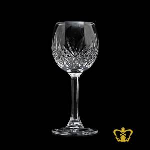Gorgeous-crystal-sherry-glass-adorned-with-hand-carved-intense-exquisite-pattern-4-oz
