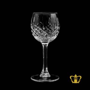 Perfect-sherry-glass-Crystal-delicate-handmade-diamond-cut-vintage-design-4-oz