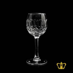 Manufactured-Artistic-Crystal-Sherry-Glass-with-Intricate-Cuts