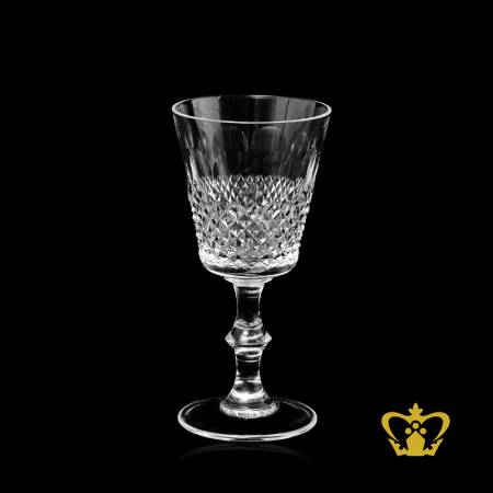 Vintage-timeless-pattern-deep-diamond-cut-sherry-wine-crystal-glass-enhanced-with-hand-crafted-elegant-stem-4-oz