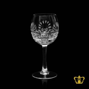 Crystal-wine-glass-hand-carved-intense-exquisite-pattern