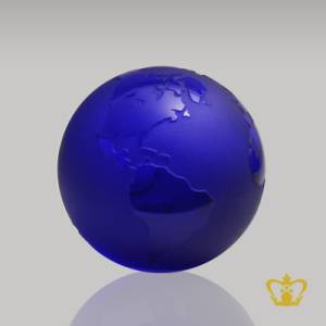 Personalized-blue-crystal-globe-for-desktop-customized-with-your-name-designation-logo