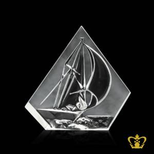 Crystal-ship-plaque-traditional-corporate-UAE-national-day-gift-tourist-souvenir
