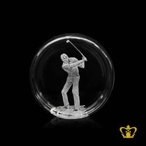 Custom-Made-Crystal-Ball-with-Golfer-Inside-Personalized-Text-Engraving-Logo-Base-Box