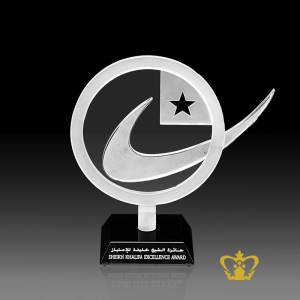 sheikh-khalifa-excellence-award-with-black-base-customized-logo-text