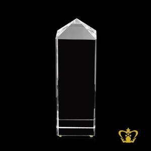Personalized-crystal-square-block-trophy-with-text-engraving-logo