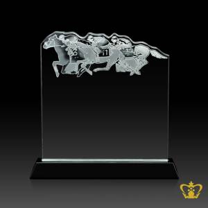 Personalized-Crystal-Horse-Racing-Trophy-With-Black-Base-Customized-Logo-Text