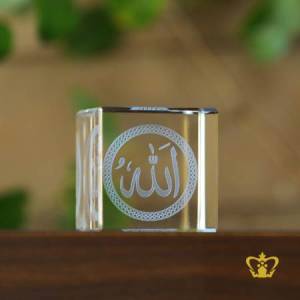 Eid-Ramadan-Gift-Allah-Laser-Engraved-Arabic-Word-Calligraphy-Customized-Crystal-Cube-Islamic-Religious-Occasion-Souvenir
