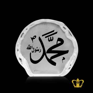 Islamic-Crystal-mould-paper-weight-ramadan-eid-gifts-Muhammad-Rasul-Allah-arabic-word-calligraphy-engraved-religious-occasions-souvenir