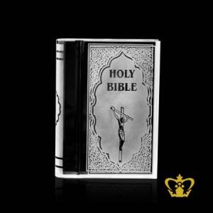 Holy-bible-crystal-book-replica-with-crucifix-engraved-baptism-Easter-Christian-occasions-Christmas-gifts