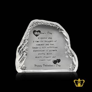Crystal-iceberg-mould-engraved-text-valentines-day-gift