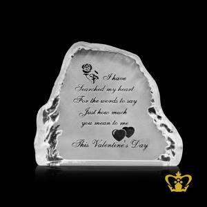 Crystal-iceberg-mould-engraved-text-valentines-day-gift