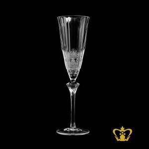 Elegant-Crystal-Champagne-tulip-flute-lavish-vintage-cut-design-and-long-stem-5-oz