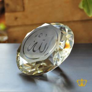 Islamic-Occasions-Souvenir-Crystal-Diamond-with-Arabic-word-Calligraphy-Engraved-Allah-Eid-Ramadan-Gift