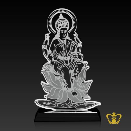 Goddess-Lakshmi-engraved-on-crystal-plaque-plaque-spiritual-Hindu-god-holy-gift-Indian-festival-Diwali-celebration