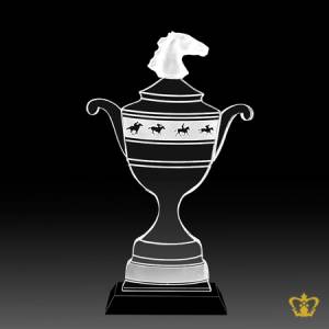 Personalized-Crystal-Horse-Cup-Trophy-With-Black-Base-Customized-Logo-Text